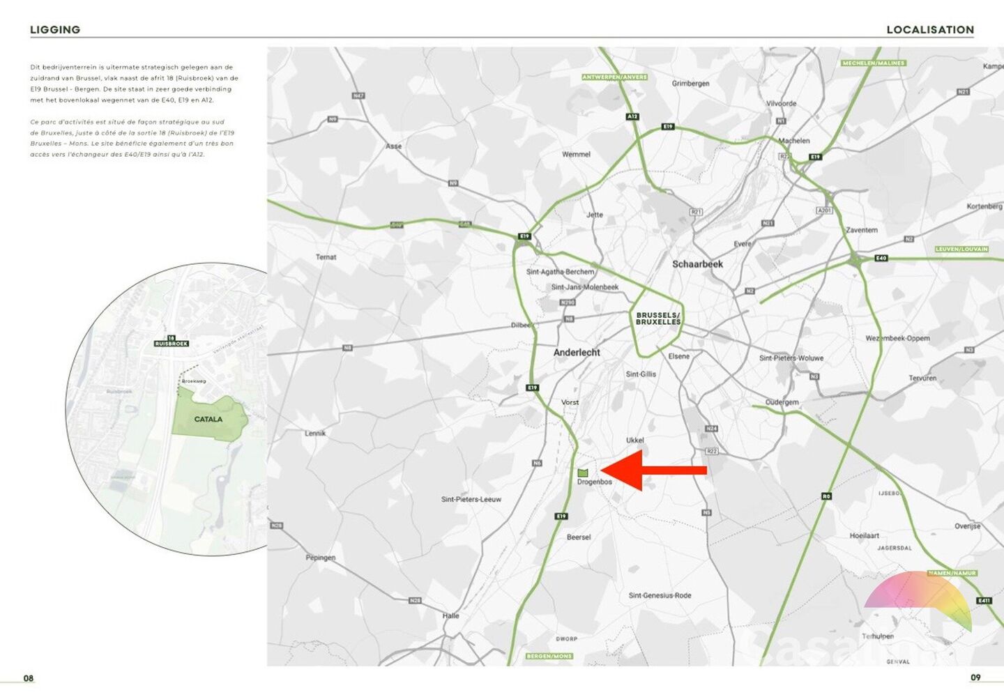 Entrepôt à louer à Drogenbos