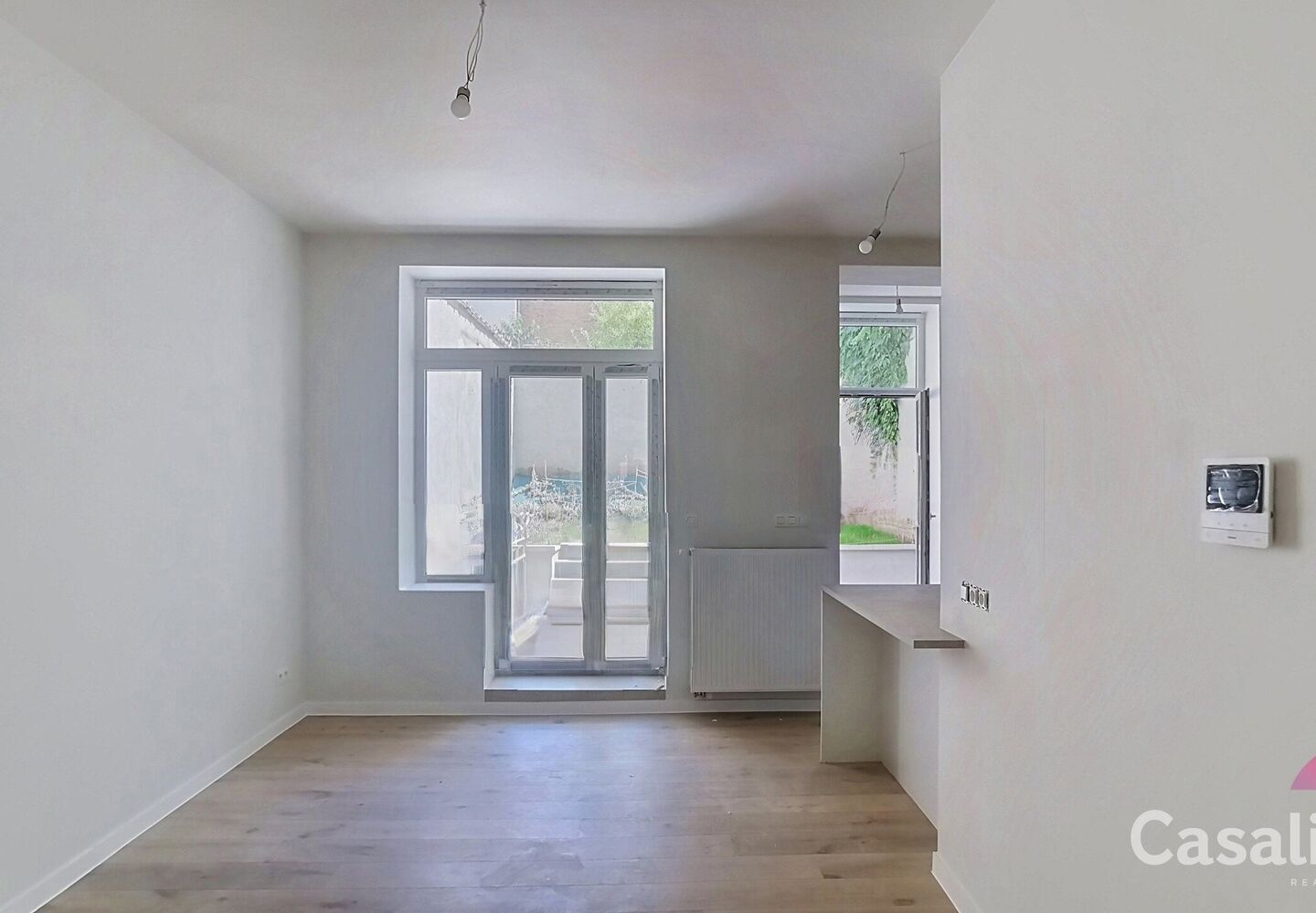 Gelijkvloerse verd. + tuin te koop in Schaarbeek